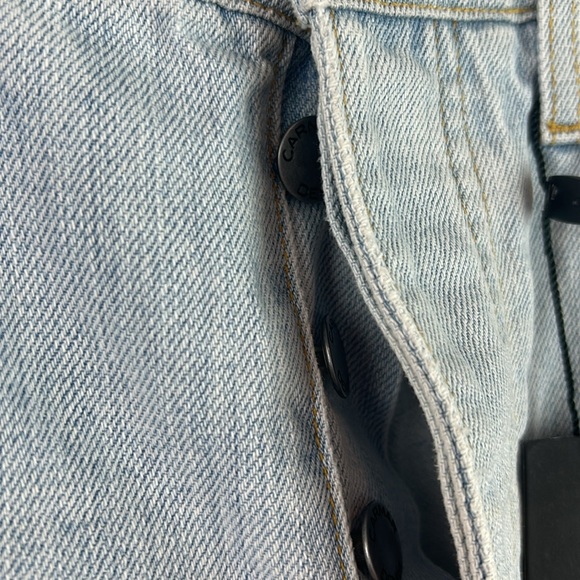 New nwt Carmar vintage patch cutoff Jean shorts - Picture 3 of 9